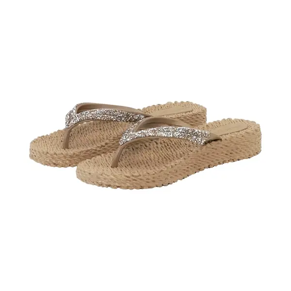 Wedge Platform Flip-Flops With Sparkling Stones Women Ilse Jacobsen Hornbæk thumbnail