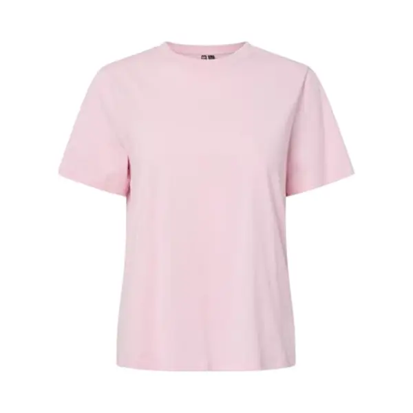 Pieces Damen Pcria Ss Solid Tee Noos Bc T-Shirt 17140802 , Roseate Spoonbill , Xl thumbnail