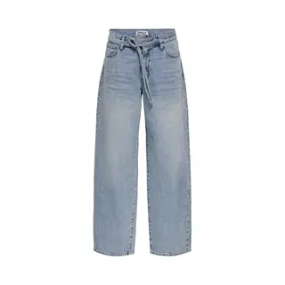 Only Female Straight-Fit Jeans Onlgianna Mittlere Taille Ballon Schnitt Jeans