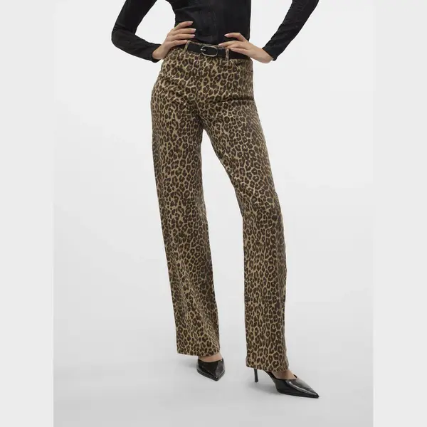 Vero Moda - Vmtessa Hr Wide Stretch Aop Jeans Noos - Dames - Jeans thumbnail