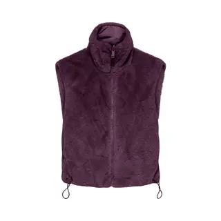 Only Dana Faux Fur Bodywarmer - Dames Vest - Mauve Wine