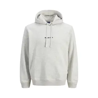Jack & Jones Sweatshirt 'JORNorrebro' Zwart / Wit Gemêleerd
