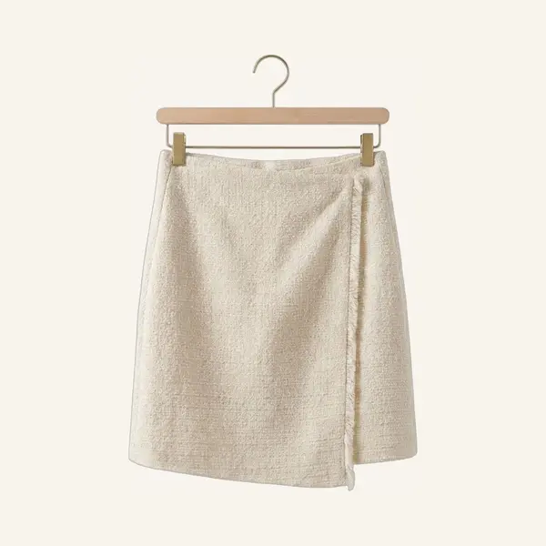 Inwear Cheyanneiw Skirt Dames - Korte Rok - Ecru - Maat 40 thumbnail