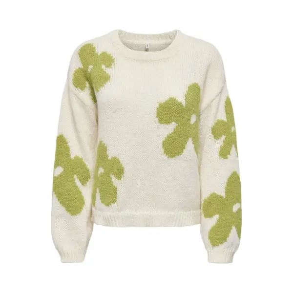 Only Onlbootle Life Ls Flower O-Neck Knt thumbnail