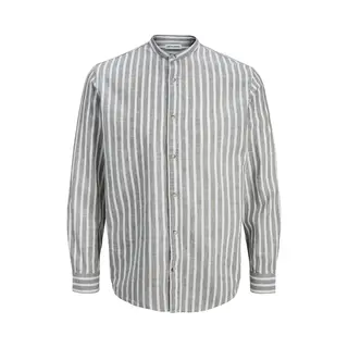 Jack & Jones Overhemd 'JJESummer' Antraciet / Wit