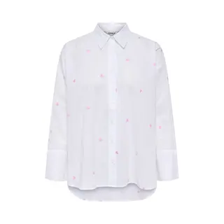 Only Blouse 'Onlnew Lina Grace' Eosine / Wit