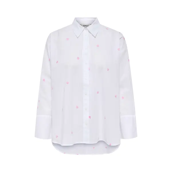 Only Blouse 'Onlnew Lina Grace' Eosine / Wit thumbnail