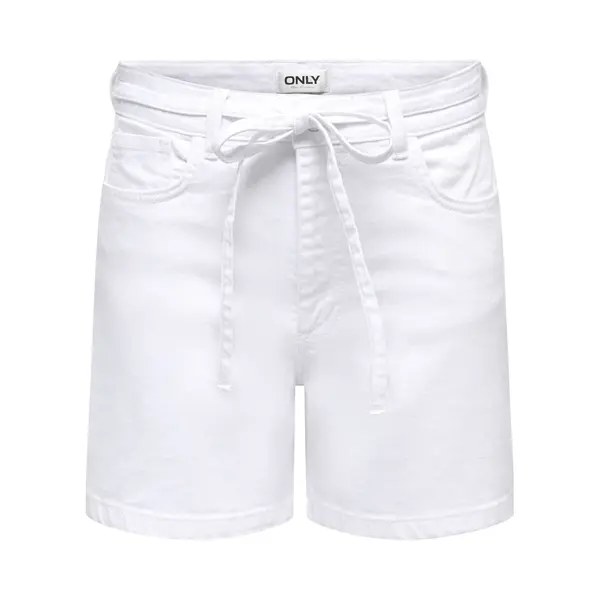 Only Denim Shorts Onlgianna Mid Waist Regular Fit Denim Shorts thumbnail