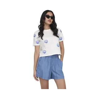 Only - Onlmarisse S/S Emb Top Box Jrs Dames T-shirt