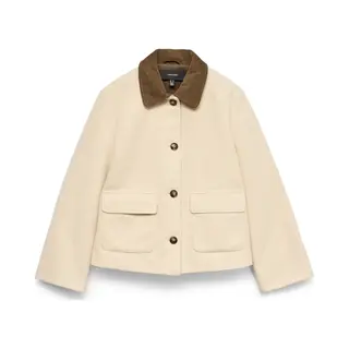 Vero Moda Tussenjas 'VMFlorence' Crème / Bruin