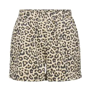 Only Broek Onllowa-martina Shorts Wvn 15372422 Pumice Stone/black Leo Dames Maat - M