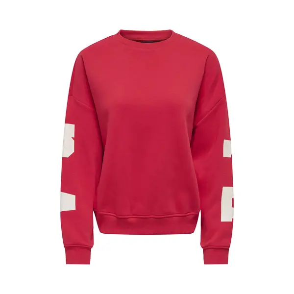 Only - Onlsweat L/S Back/Sleeve Print Swt Noos - Dames Sweater - Maat M thumbnail