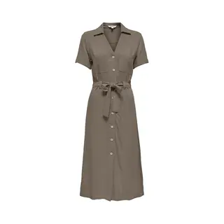 Only - Onlsiesta Ss Lin Bl Shirt Dress Pnt Noos Dames Jurk