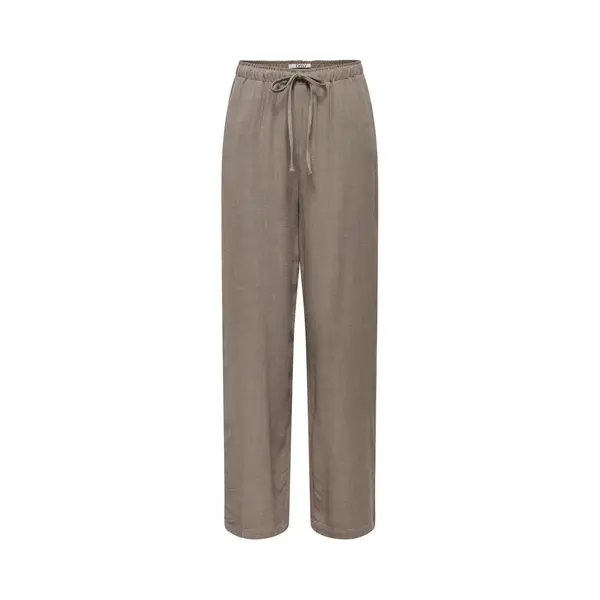Only Broek Onlsiesta Mw Pull-up Linen Bl Pnt N 15322263 Walnut Dames Maat - W25 X L32 thumbnail