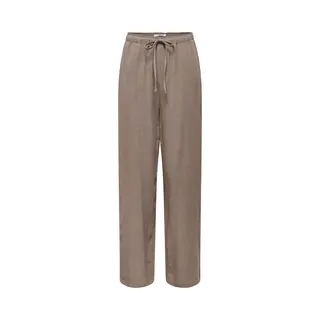 Only Broek Onlsiesta Mw Pull-up Linen Bl Pnt N 15322263 Walnut Dames Maat - W28 X L32