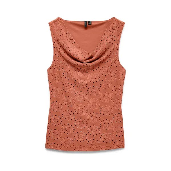 Vero Moda Top Vmtassa Liv Sl Waterfall Top Jrs 10344366 Langoustino Dames Maat - S thumbnail