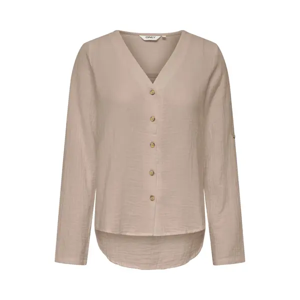 Only Blouse 'Onlthyra' Donkerbeige thumbnail
