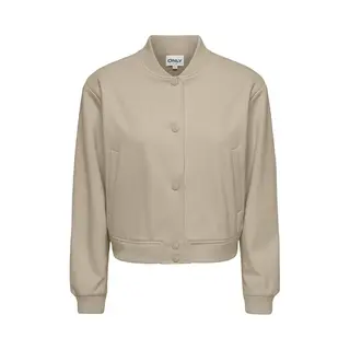 Only Poptrash Life L/S Short Bomber Pnt - Damesblouse Lange Mouw - Pure Cashmere