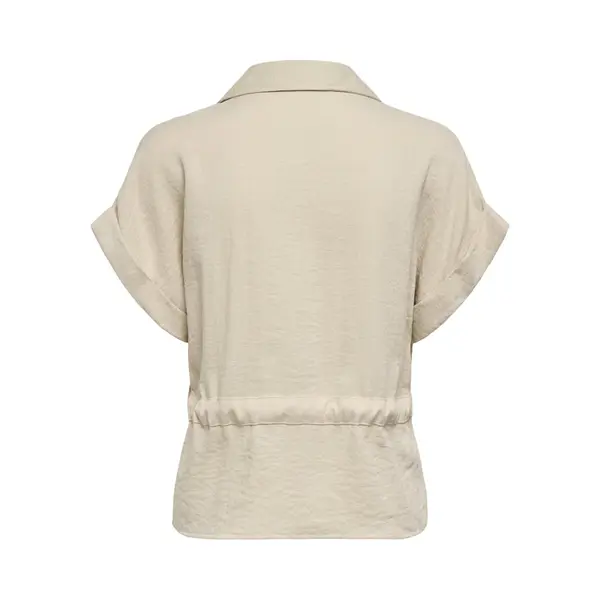 Jdy - Jdymille S/S Zip Shirt Wvn Noos - Dames - Blouses thumbnail