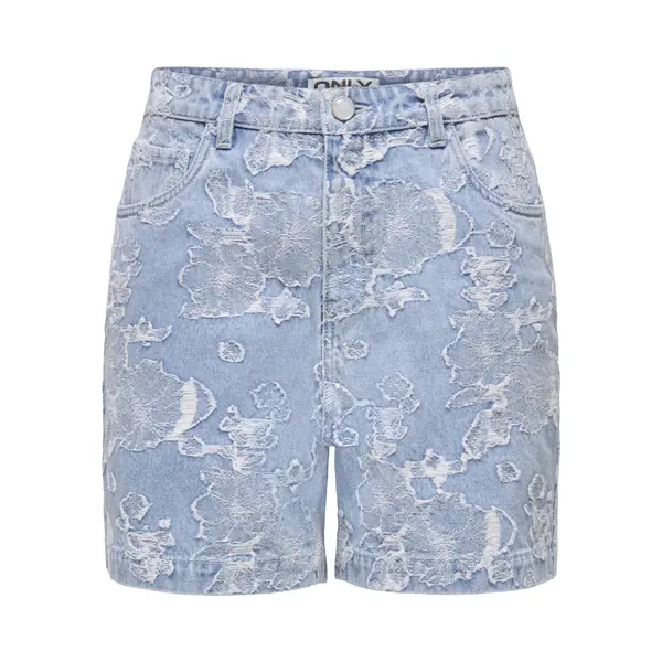 Only - Onlphine-Aude Jaquard Dnm Shorts Qyt - Meisjes - Bermuda Shorts thumbnail