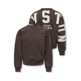 Only - Sweater - Kogsweat - Texas - Coffee Bean - Maat 134/140