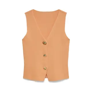 Vero Moda Bodywarmer 'Vmkylie' Koraal