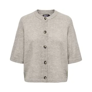 Only Vest Onlcamilla S/s Cardigan Knt Noos 15348772 Pumice Stone/melange Dames Maat - S