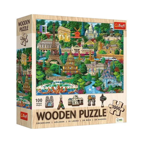 Trefl Houten Puzzel 1000 - Franse Ontdekkingen thumbnail