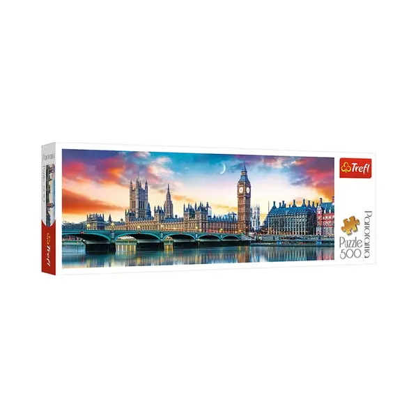Trefl - Puzzles - "500 Panorama" - Big Ben and Palace of Westminster, London thumbnail