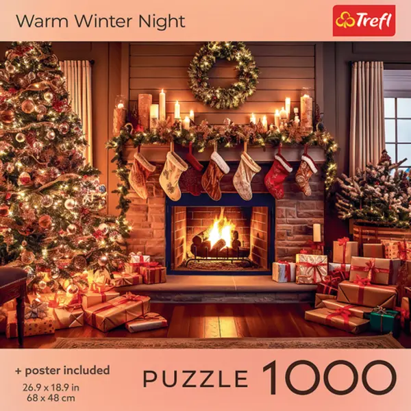 Trefl 99283 puzzel Legpuzzel 1000 stuk(s) Kerstmis thumbnail