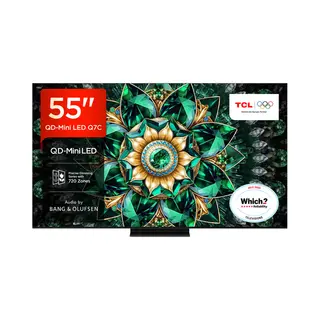 Tcl 55Q7C-Uk Tv 139.7 cm (55") 4K Ultra Hd Smart Tv Wi-Fi Metallic 2600 cd/m²