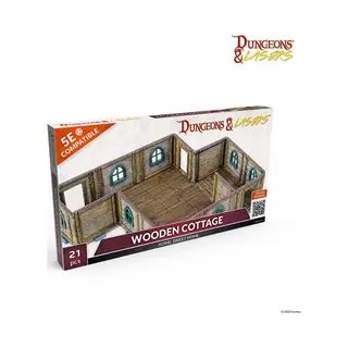 Archon Studio Dungeons & Lasers Expansion Set, Wooden Cottage