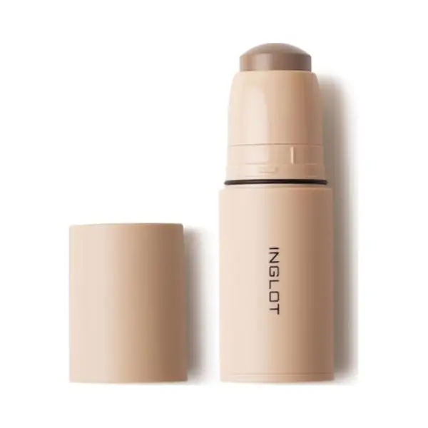 Inglot Cream Stick Bronzer - Cream Face Contour Stick | Creamy Formula | Natural Finish | Easy Application | 10 G | Cool Brown 110 thumbnail