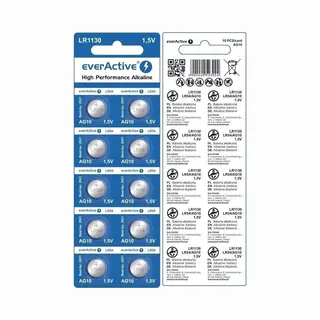 Everactive EVAG10 huishoudelijke batterij Wegwerpbatterij LR1130 Alkaline