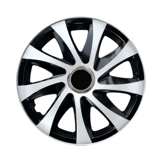 Nrm Drift Extra - Wieldoppen 15" - Set Van 4 Stuks - Wit / Zwart