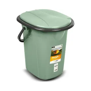 Green Blue GB320 Campingtoilet, 19 L, Mobiel Toilet, Mobiel Emmertoilet, Camping (groen/grijs)