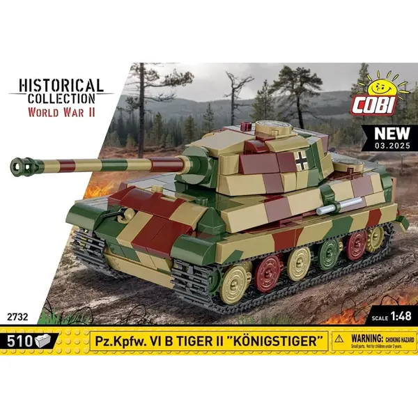 Cobi 2732 Pz, Kpfw Vi Tiger Ii Königstiger thumbnail