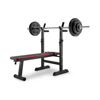 Hs Hop-Sport Folding Weight Bench, Hs-1080, 250 Kg Weight Capacity, Alloy Steel, Flat Adjustment Type, Fitness Bench