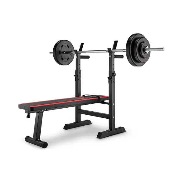 Hs Hop-Sport Folding Weight Bench, Hs-1080, 250 Kg Weight Capacity, Alloy Steel, Flat Adjustment Type, Fitness Bench thumbnail