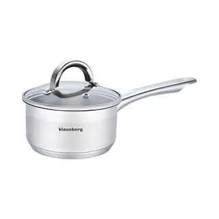 Klausberg Kochtopf Mit Deckel Und Griff 1.5 Liter 16cm Kb-7133 Edelstahl