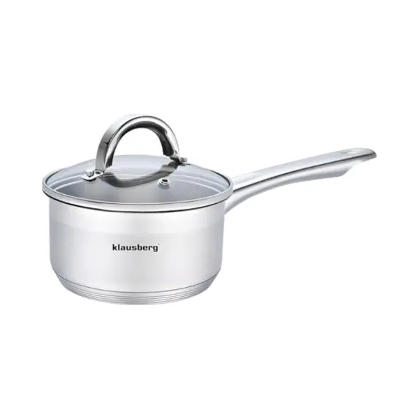 Klausberg 7133 - Steelpan Met Deksel - Sauspan - 16 Cm - 1.5 Liter thumbnail