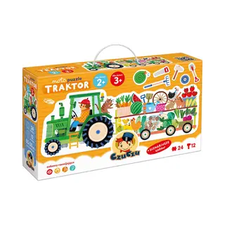 Bright Junior Media CzuCzu Moto Puzzel Tractor 2+ 3+ - CzuCzu Moto Puzzle Traktor 2+ 3+