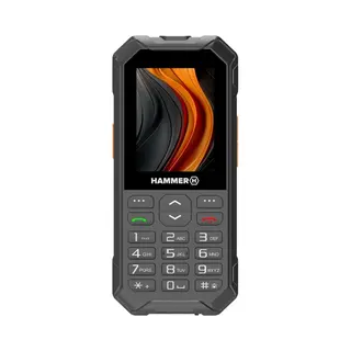 Hammer 6 Lte 6,1 cm (2.4") Zwart, Oranje Robuuste telefoon