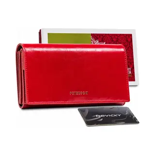 Peterson | Peterson Damenbrieftasche | Geräumig | Elegant | Lackiertes Leder | Goldene Accessoires | Rfid-System | Kartenschutz | Zahlreiche Fächer