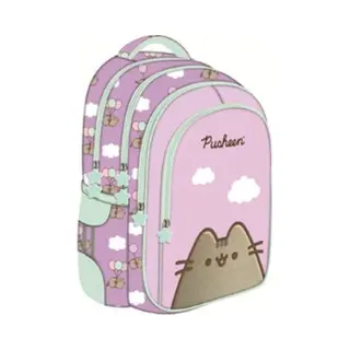 Pusheen Violet Rugzak 4 Vakken - School & Dagelijks Gebruik
