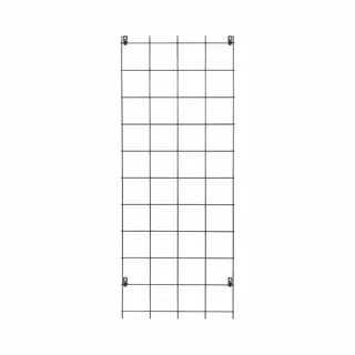 Kadax Trellis, Klimhulp Van Staal, Wandrooster Voor Planten, Tuin, Balkon, Terras, Draadrooster, Klimhulp, Plantenrooster, Wandbevestiging, Zwart (65