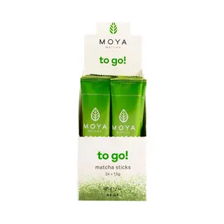 Moya Matcha Poeder To Go! Daily - 24 Matcha Poeder Zakjes - 1, 5 G - Handige Portieverpakkingen