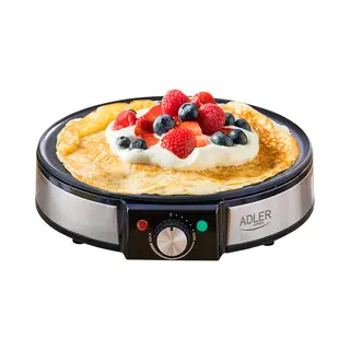 Fabrilamp P034AD3058 Crêpes-Maschine 1 Crepe(s) 1600 W Silber, Schwarz