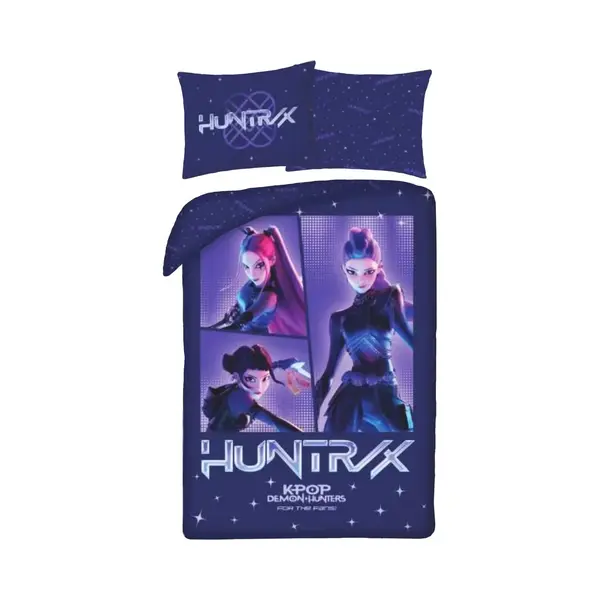 KPop Demon Hunters K-pop Demon Hunters Dekbedovertrek Cosmic 140 X 200 Cm - Katoen thumbnail