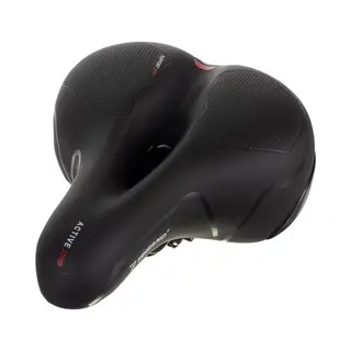 Trizand Fietszadel - Comfortabel - Met Ventilatie - Zwart - Waterdicht - Heren/dames